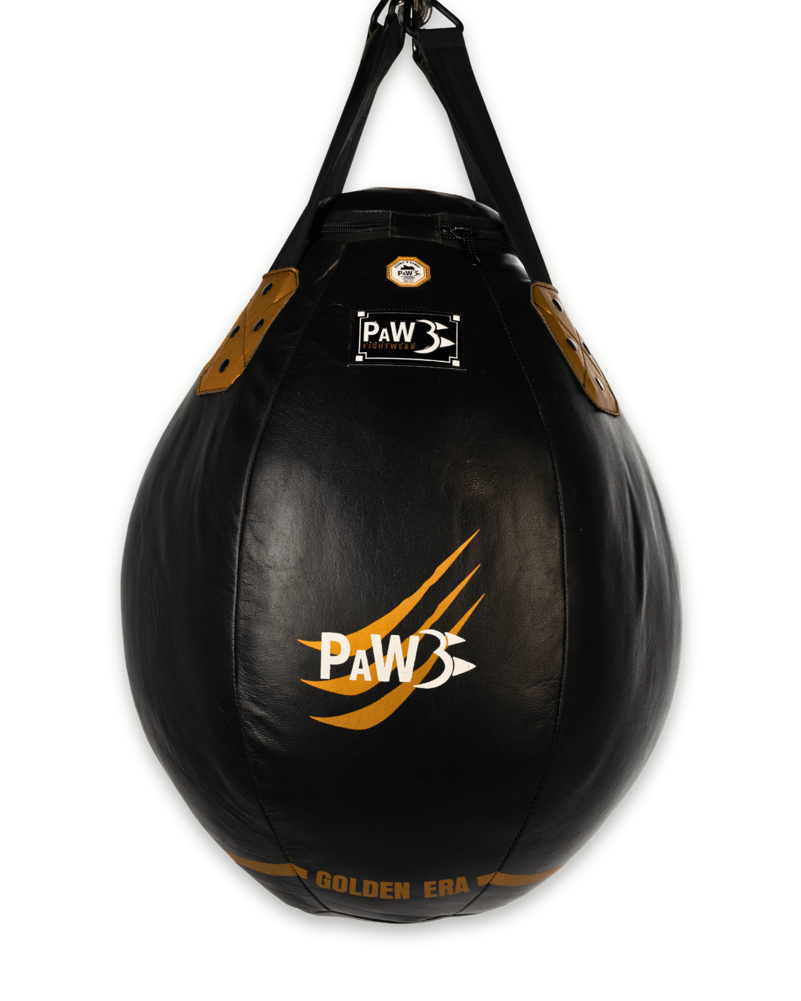 PAW Golden Era Echtleder Uppercut Punching Bag - ungefüllt - PaW Fightwear