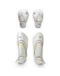 PAW CORE WHITE Boxhandschuhe und Schienbeinschoner Set