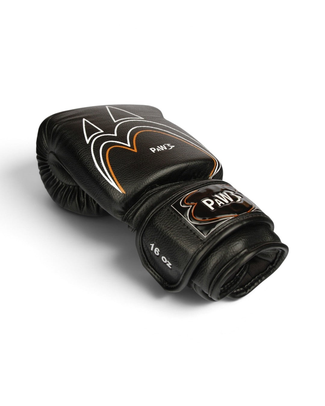 PAW PBG-10 CORE BLACK Boxhandschuh – Seitenansicht mit Klettverschluss