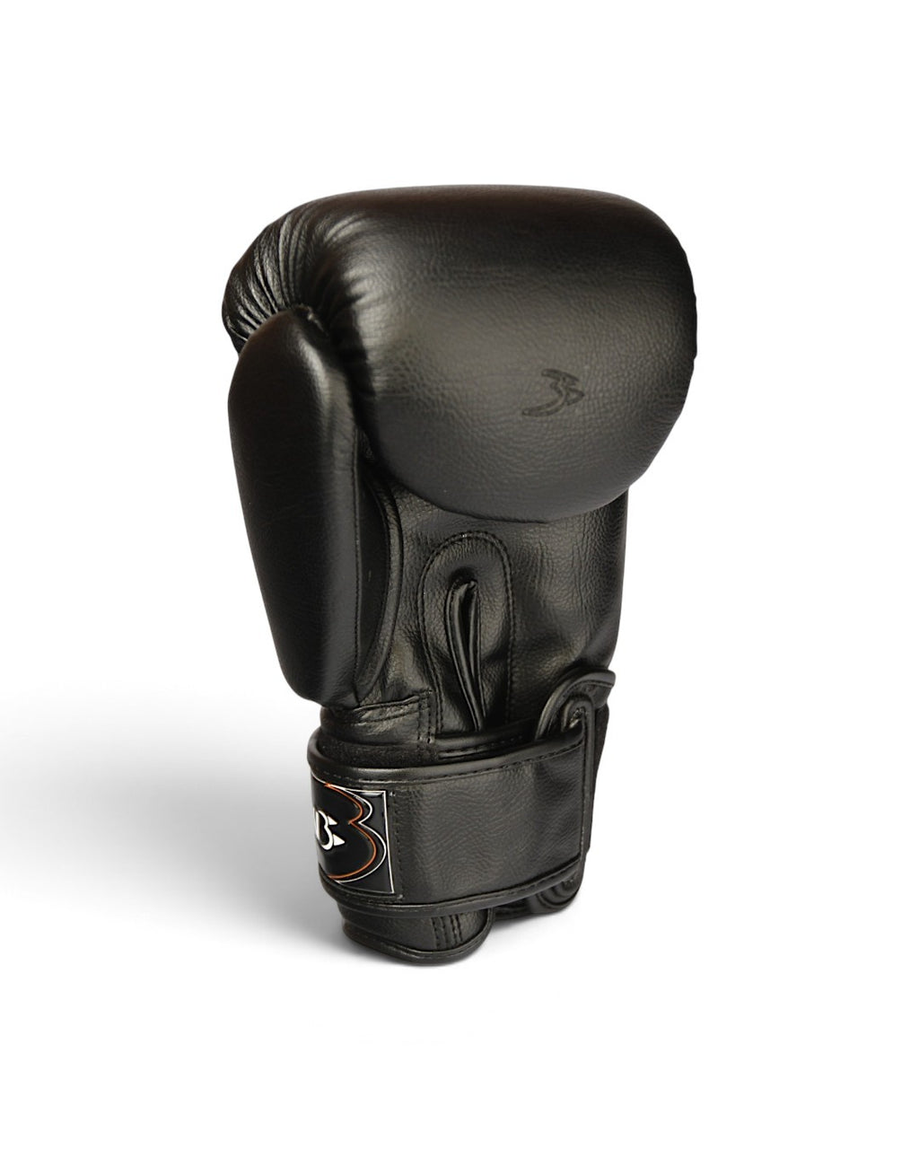 PAW PBG-10 CORE BLACK Boxhandschuh – Seitenansicht mit Daumen und Klettverschluss