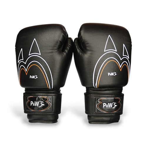 PAW PBG-10 CORE BLACK Boxhandschuhe – Paar in Frontalansicht