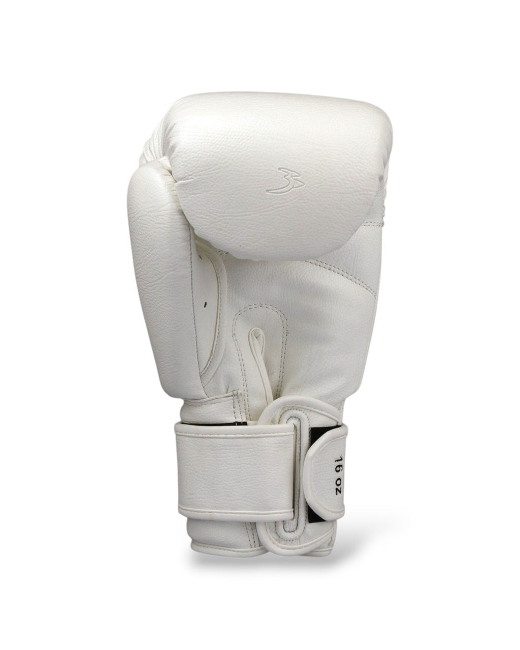 PAW PBG-10 CORE WHITE Boxhandschuh – Handflächenansicht mit Klettverschluss