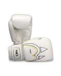 PAW PBG-10 CORE WHITE Boxhandschuhe – Handflächenansicht mit Klettverschluss